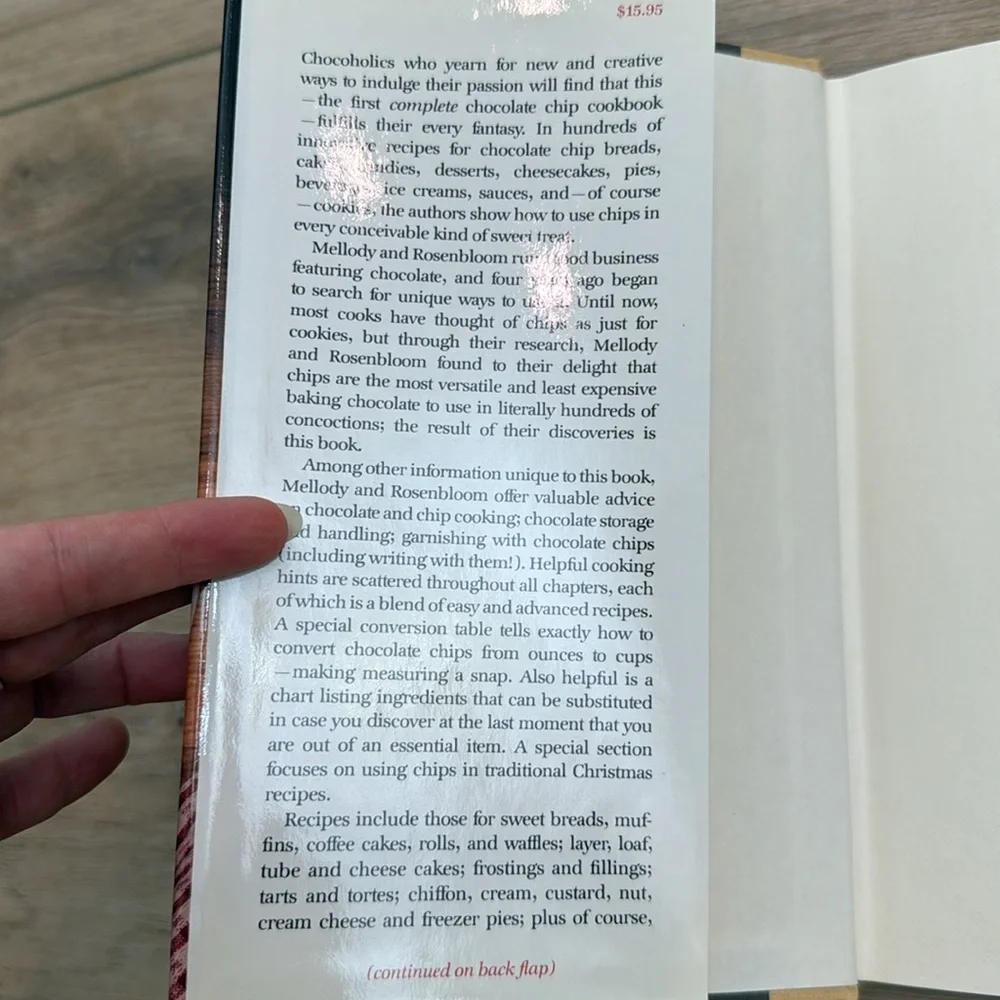 1st Ed/Prt In‎ the Chips Chocolate Cookbook